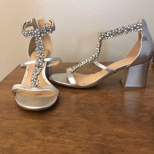 Jewel Badgley Mischa Janica Block Heel
